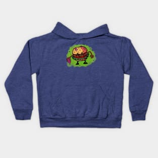 Zombie Hamburger Kids Hoodie